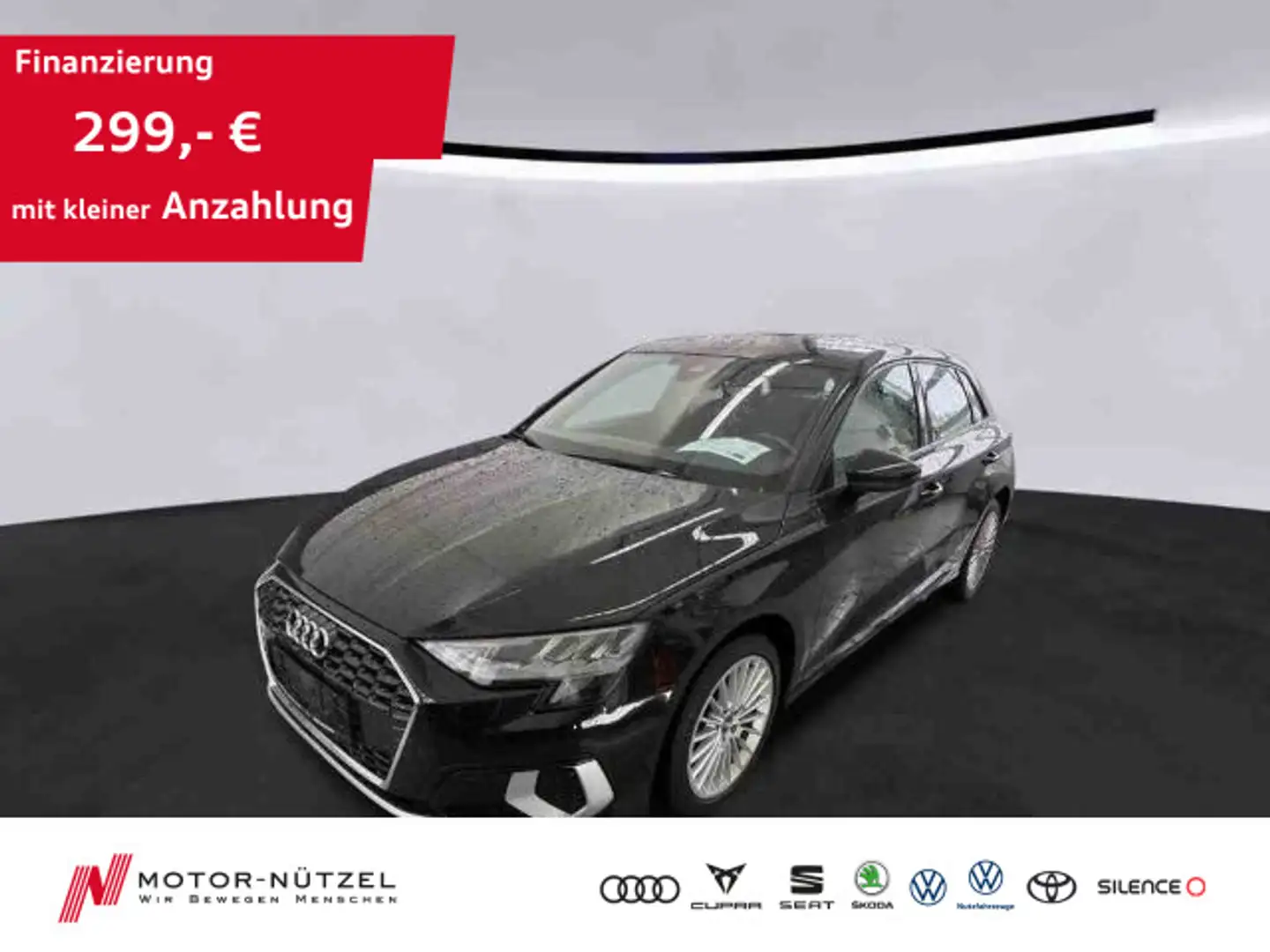 Audi A3 35 TFSI S-TR ADVANCED LED+NAVI+ACC Zwart - 1