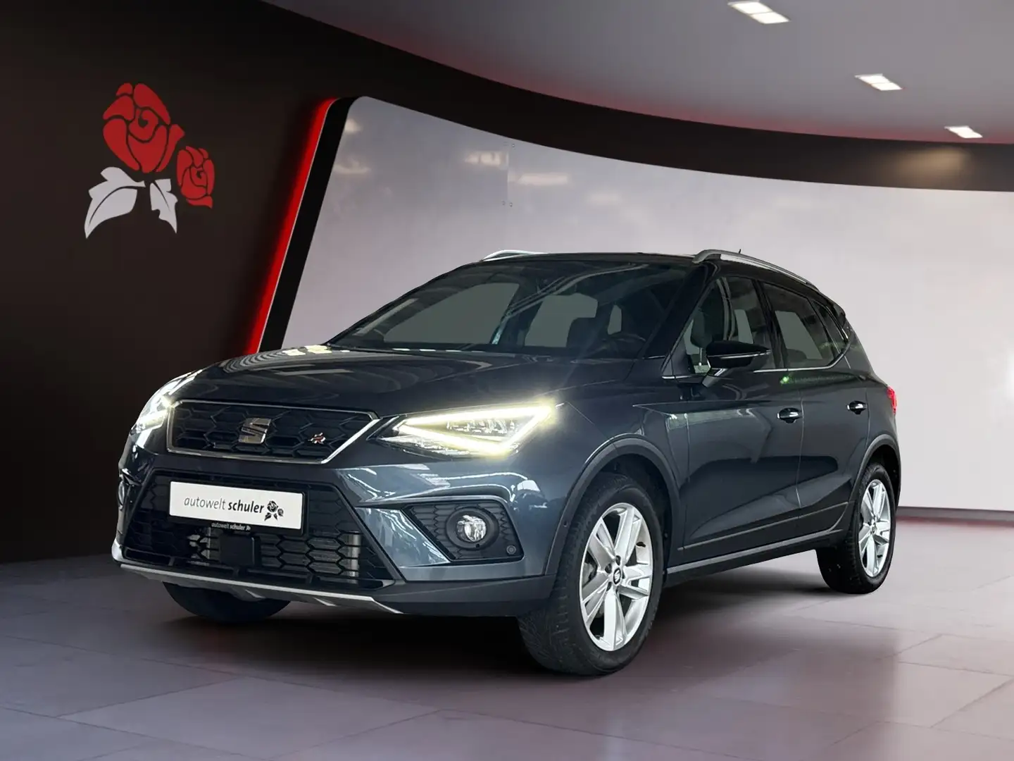 SEAT Arona 1.0 TSI FR AHK LED Navi SHZ Gris - 2