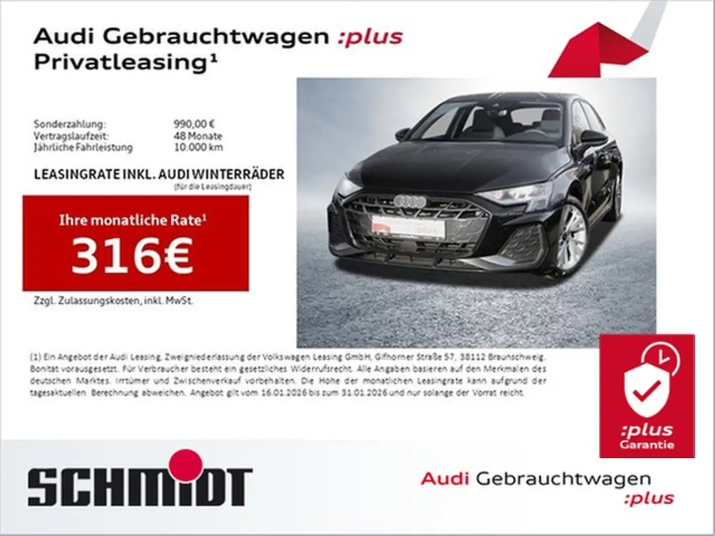Audi A3 Sportback 35 TDI S line ACC Kamera Navi+ Sports... Schwarz - 1
