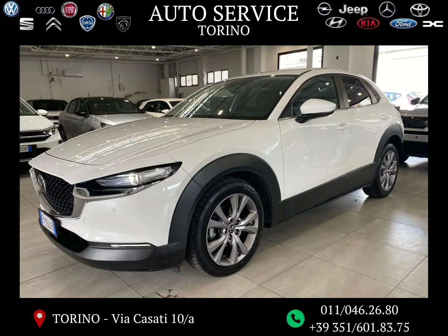Mazda CX-30 CX-30 1.8 Exclusive 2wd 116cv 6mt Bianco - 1