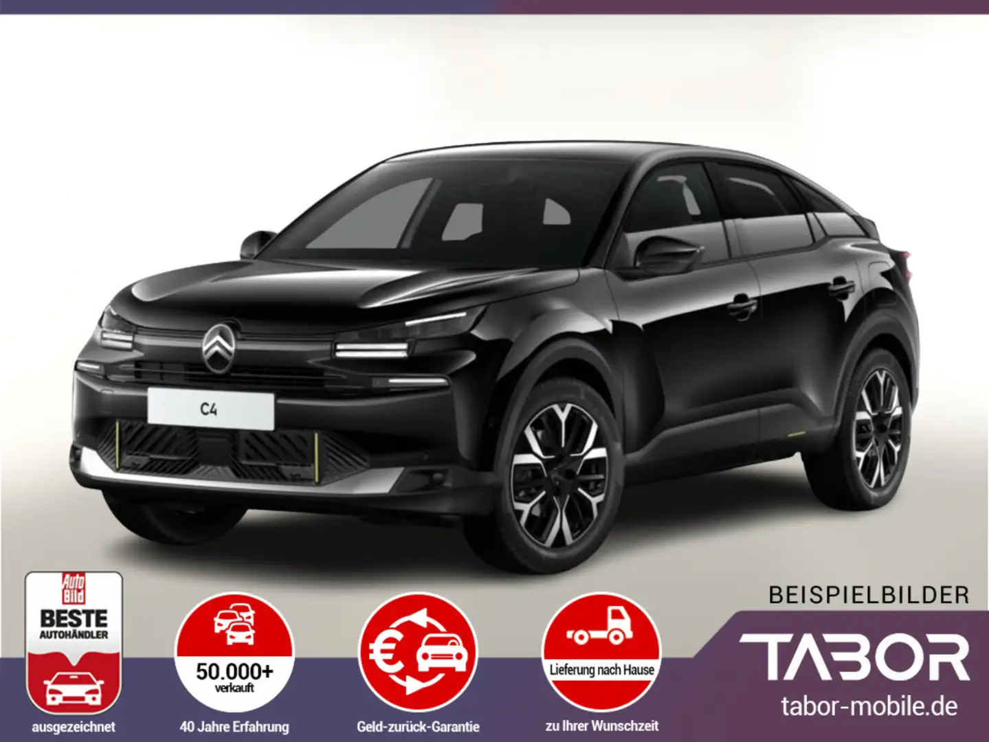 Citroen C4 MHEV 145 eDSC6 FACELIFT Nav Kam ACC PDC Keyl Zwart - 2