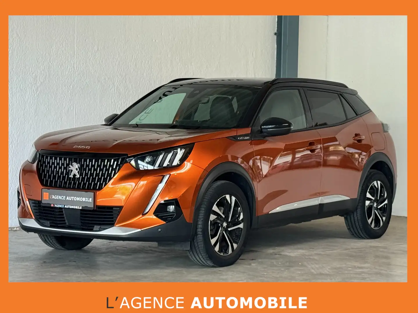 Peugeot 2008 2008 1.5 BlueHDi GT Line S Orange - 1