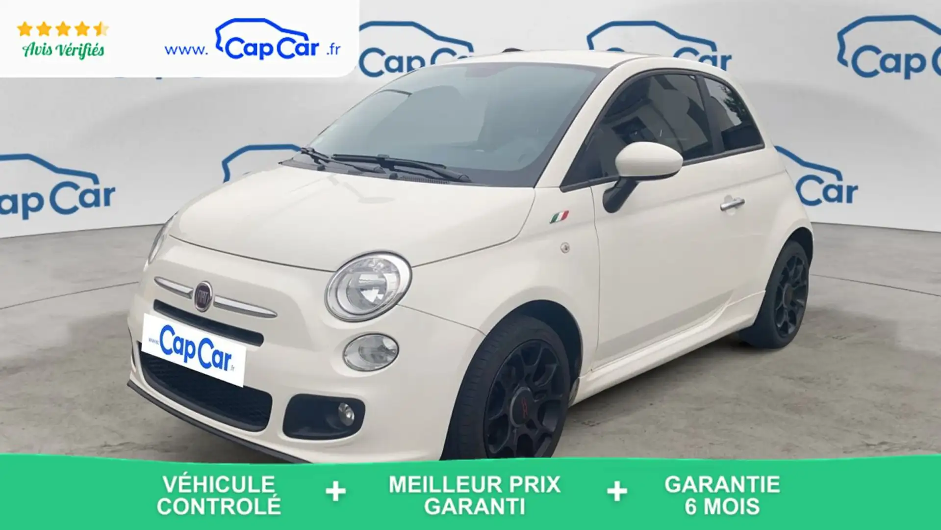 Fiat 500 1.2 69 S Blanc - 1