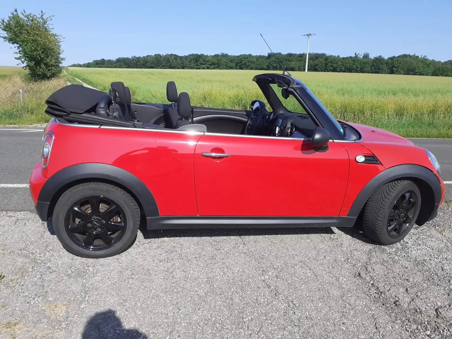 MINI One Cabrio Chili red Roşu - 1