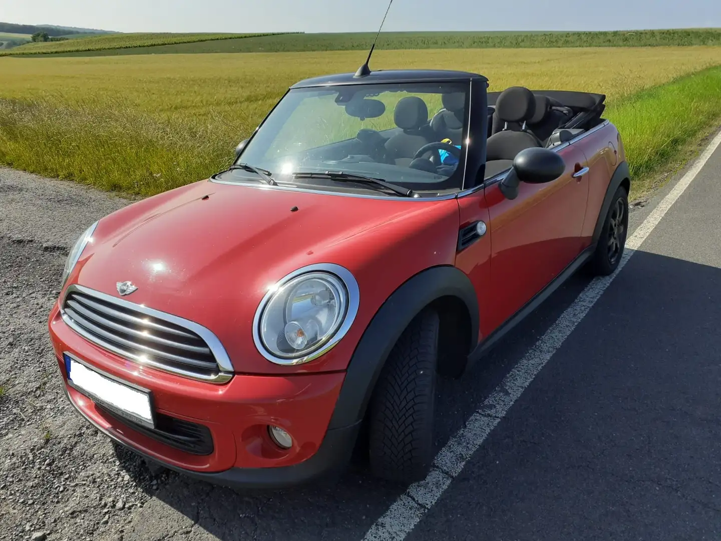 MINI One Cabrio Chili red Roşu - 2