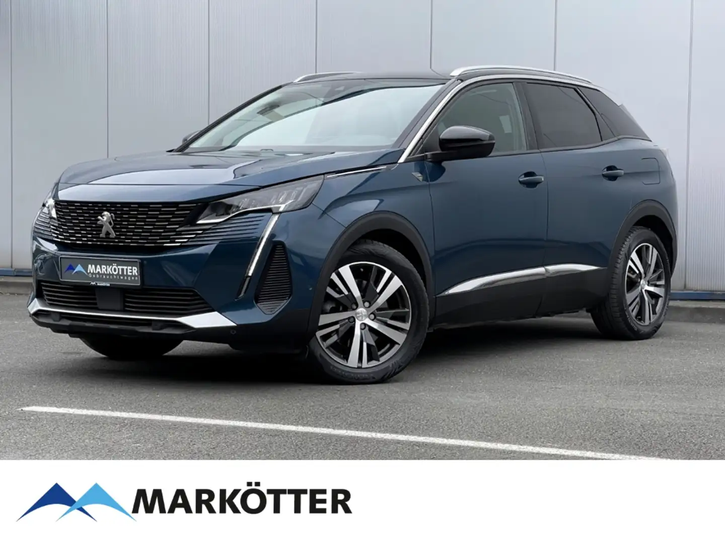 Peugeot 3008 225 Hybrid Roadtrip 1.6 AHK/Keyless/18Zoll Blau - 1