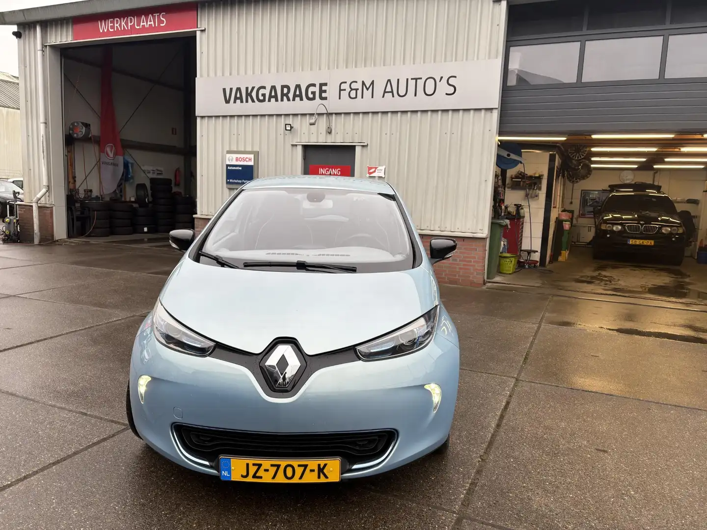 Renault ZOE Q210 Zen Quickcharge 22 kWh accu pakket is aangeko Blauw - 2