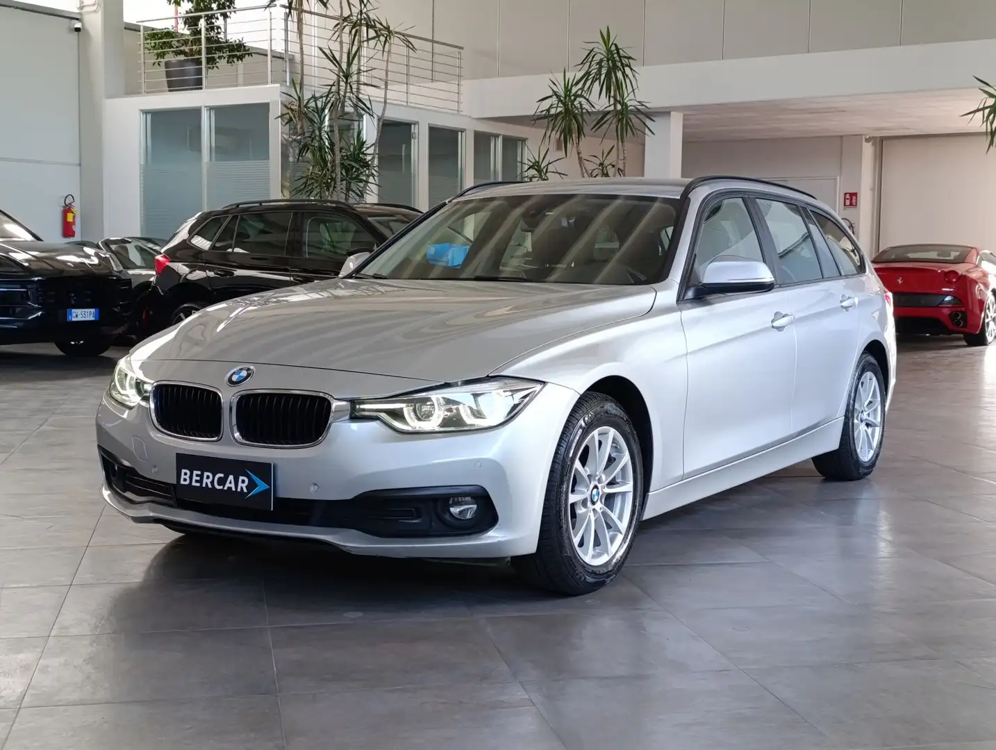 BMW 318 318d  Business Advantage aut. Argent - 1