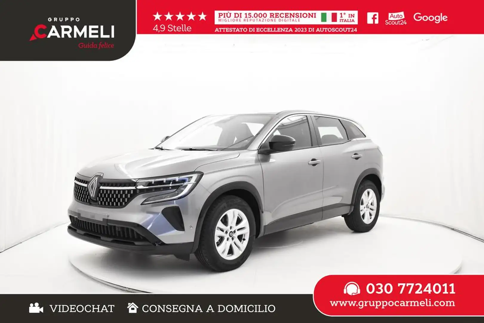 Renault Austral 1.2 E-Tech full hybrid Evolution 200cv auto Grigio - 1