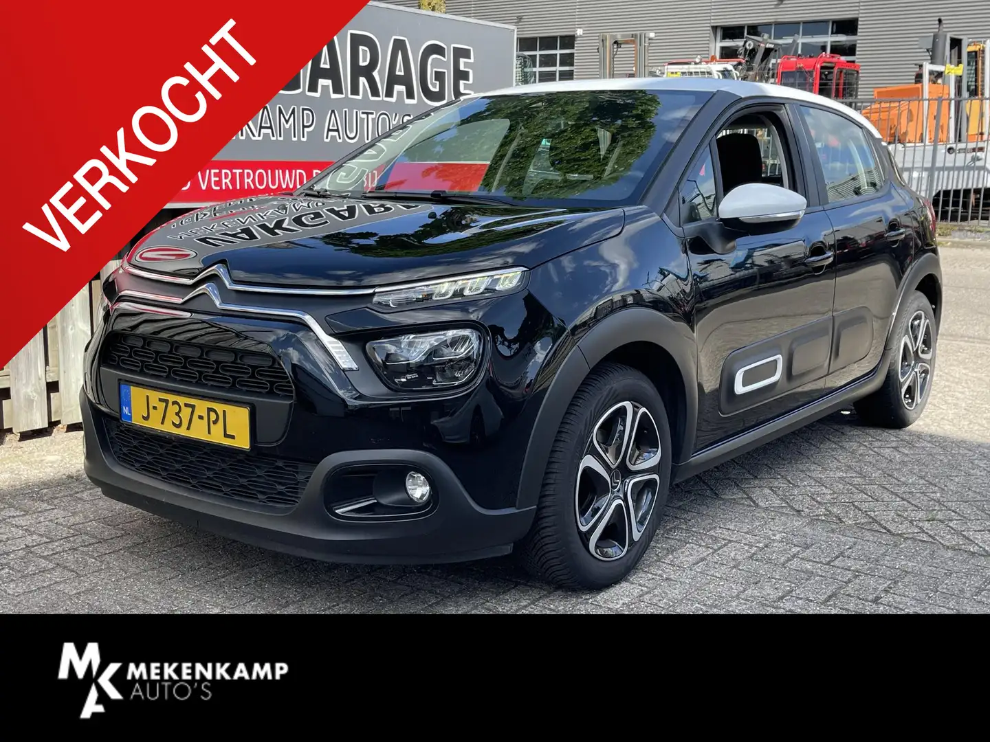 Citroen C3 1.2 PureTech Feel 16"/Navigatie/LED/Android Auto & Zwart - 1