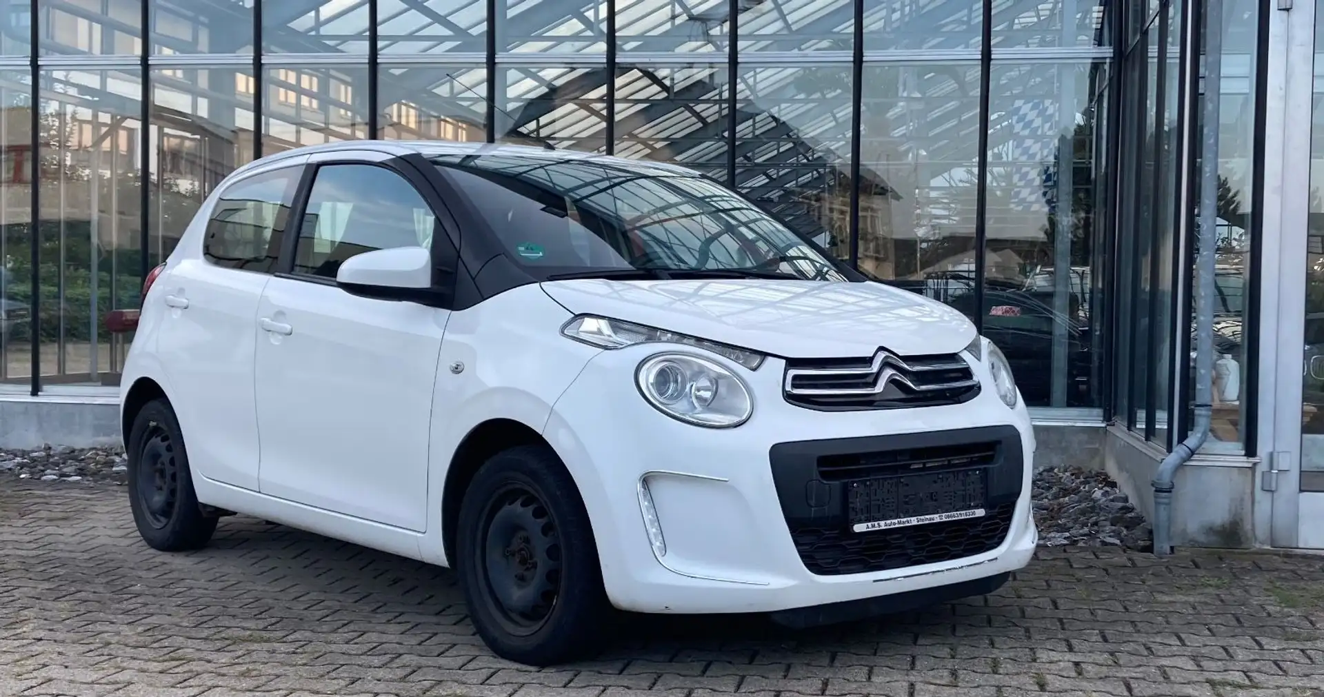 Citroen C1 Feel 5-türig 8-fach bereift Klima Sitzheizung Weiß - 1