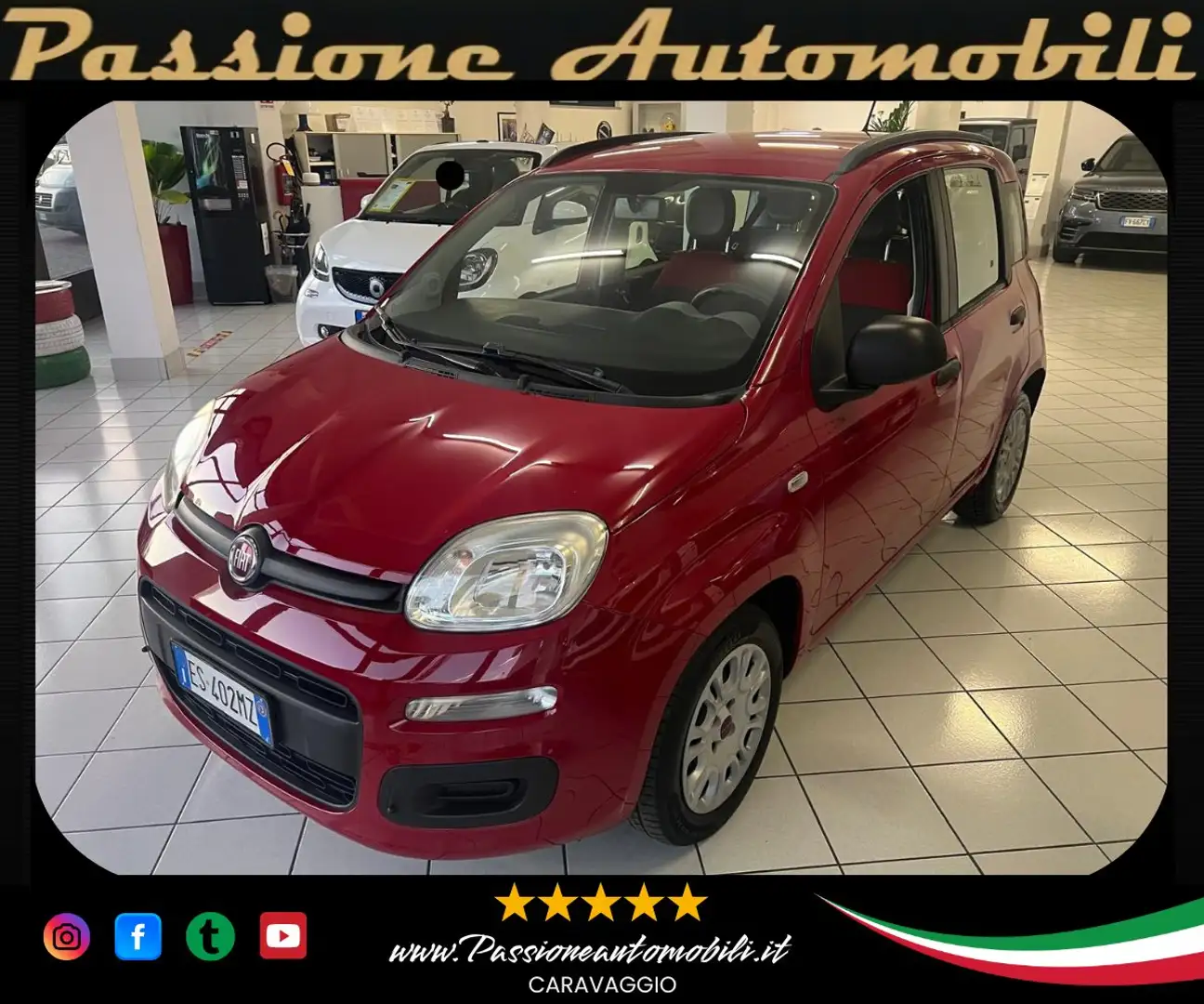 Fiat Panda 1.3 Multijet 75 CV Dynamic + UNICOPROP Rouge - 1