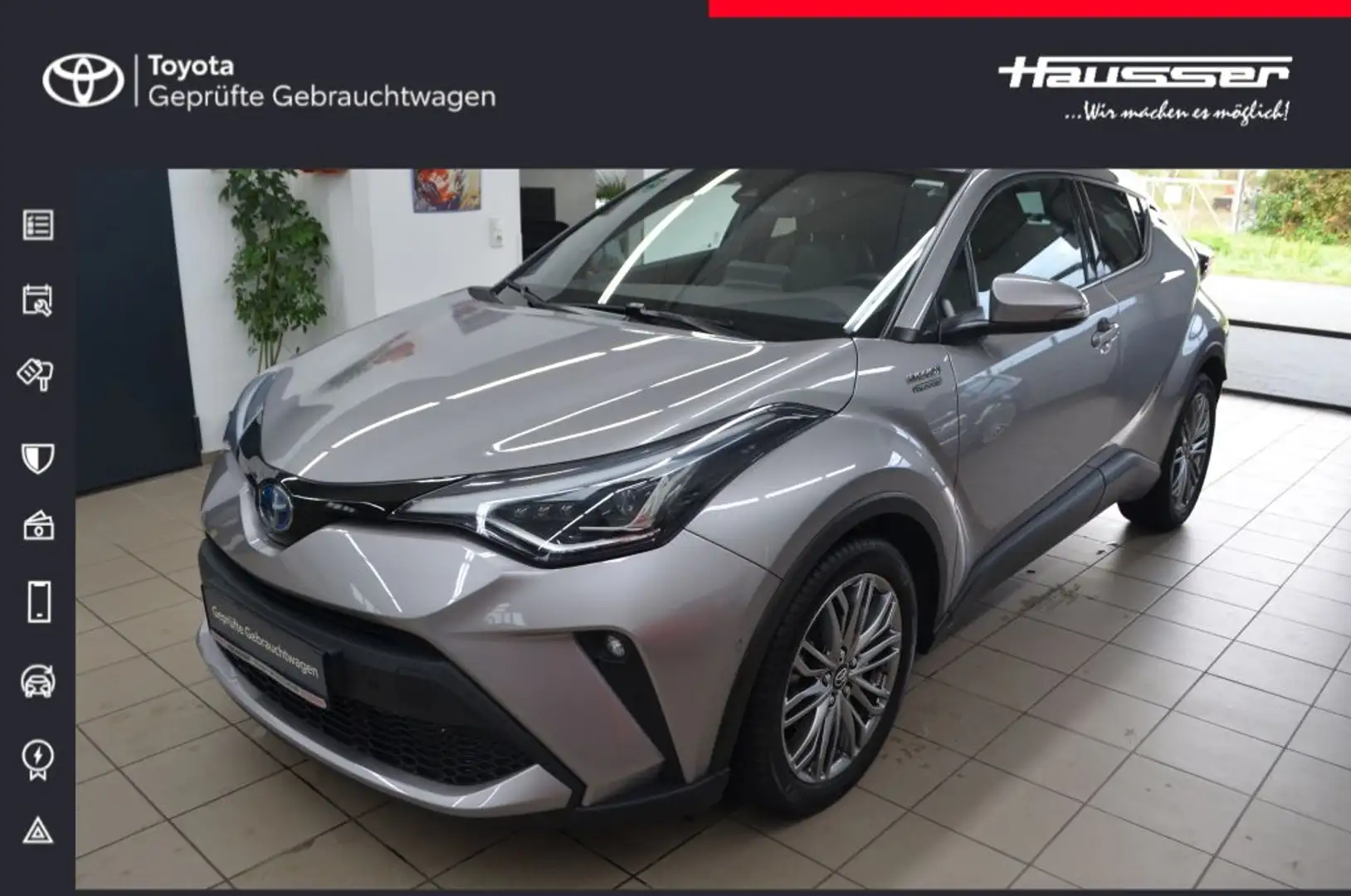 Toyota C-HR 1,8 Hybrid Lounge*AHK abn*ALLWETTER*gepflegt Szürke - 1