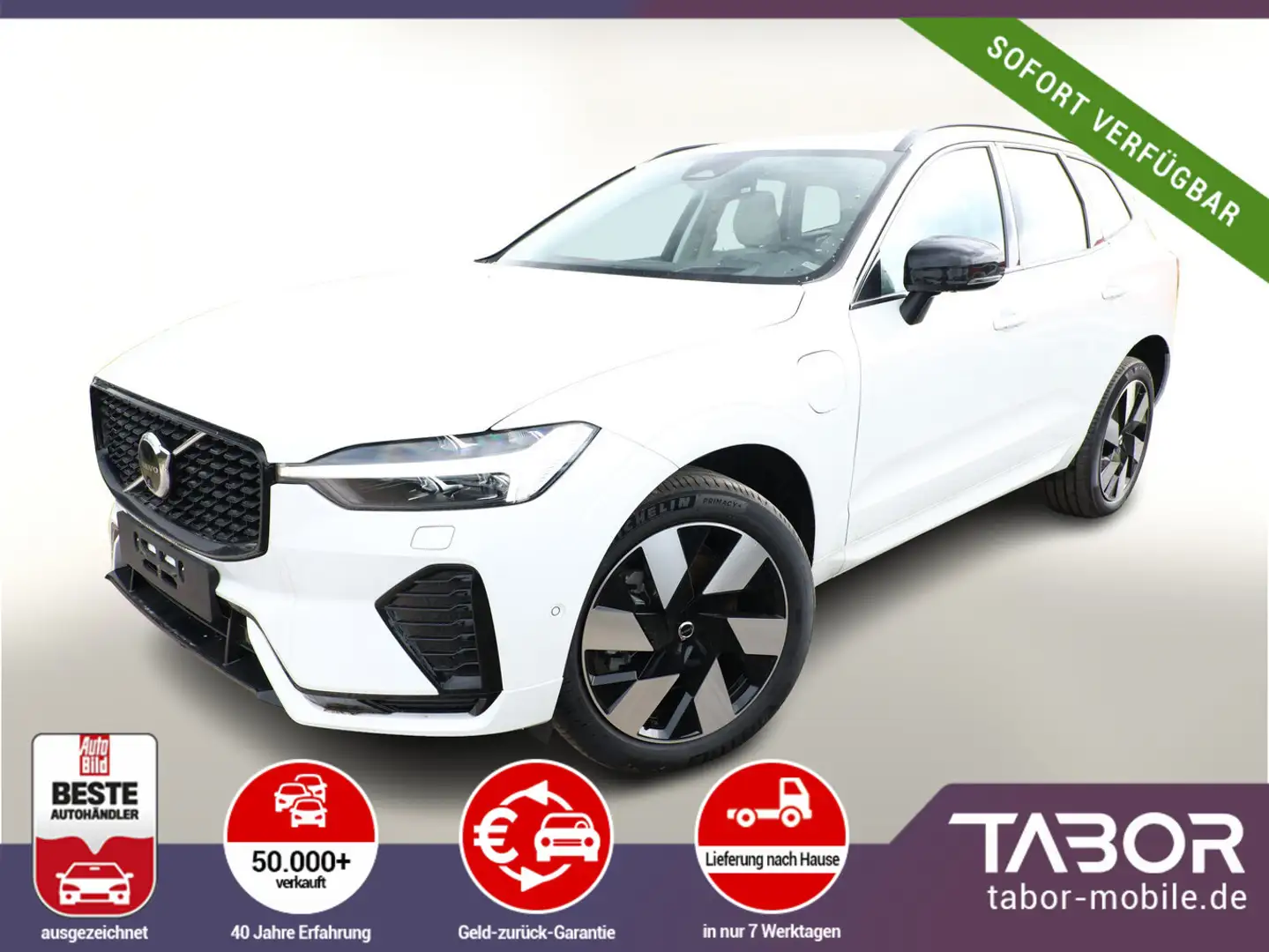 Volvo XC60 T6 AWD Ultra Dark 360Kam HUD Pano ACC H/K Weiß - 1