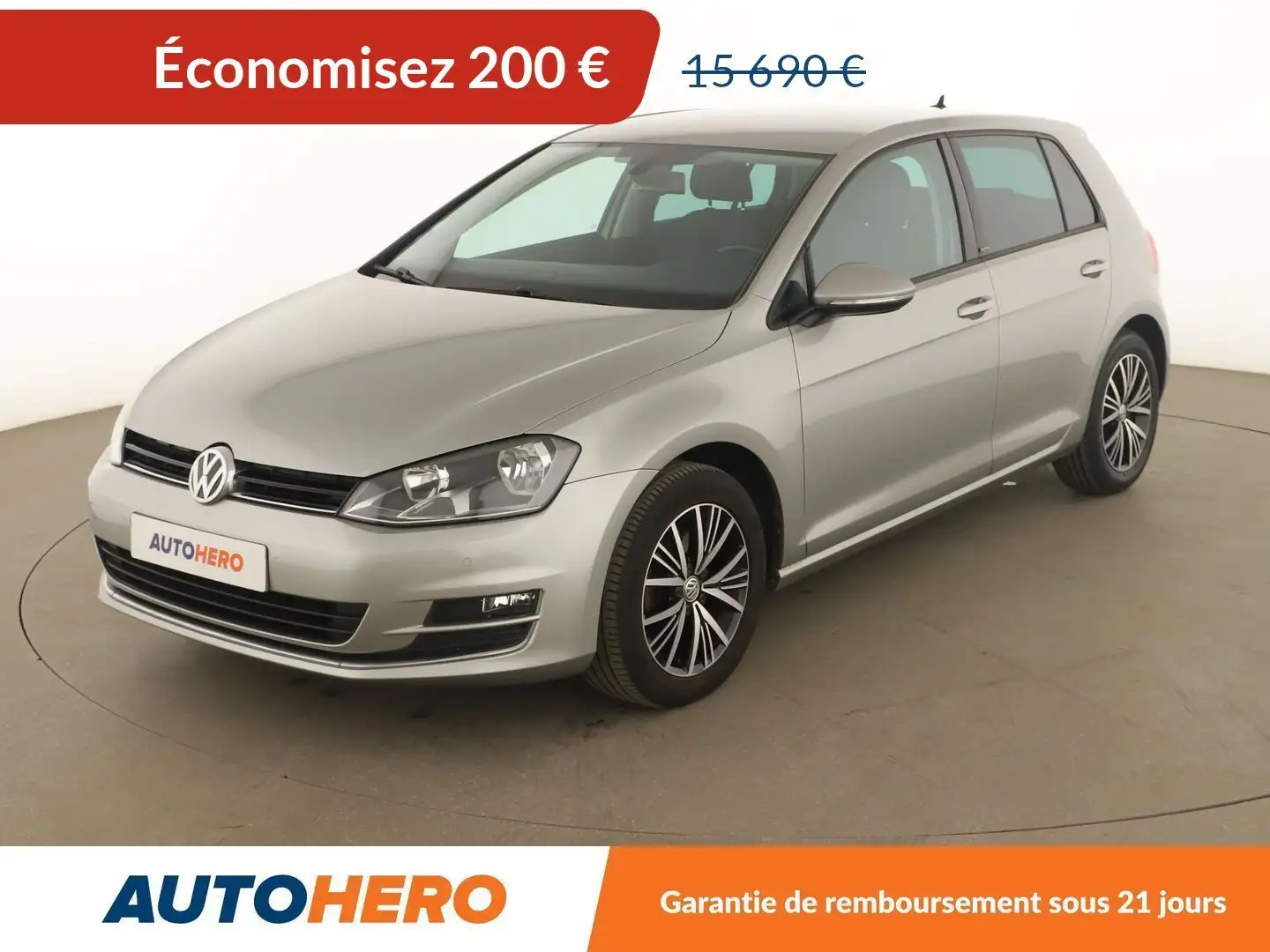 Volkswagen Golf 1.4 TSI ACT BlueMotion Tech Allstar DSG7 Gris - 1