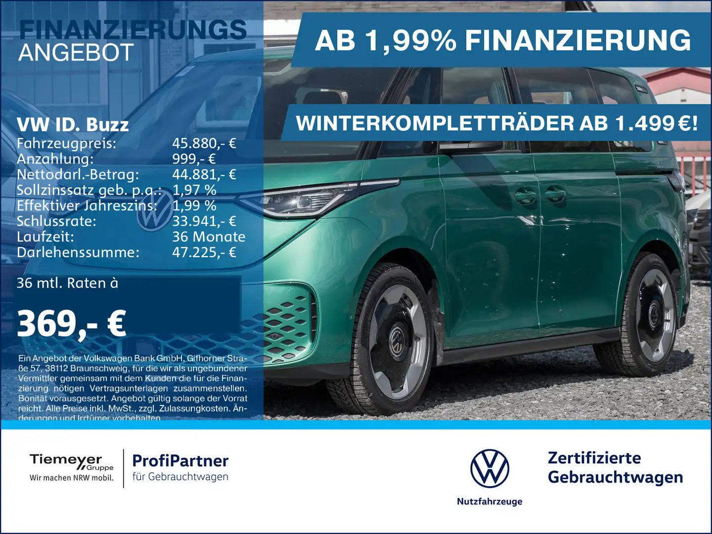 Volkswagen ID. Buzz ID.Buzz PRO 360 AHK LM20 ACC eTÜREN eKLAPPE Vert - 1