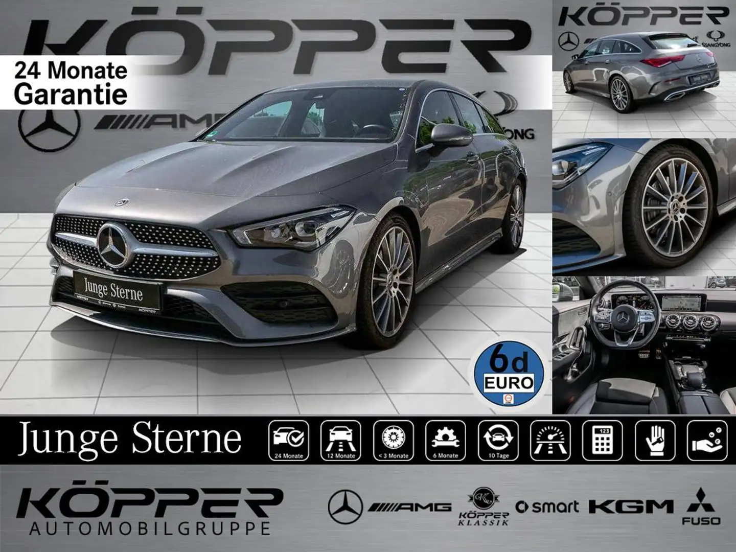 Mercedes-Benz CLA 200 AMG MBUX LED Sitzhzg. Gris - 1