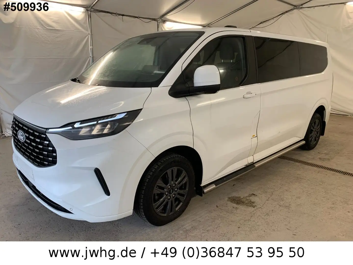 Ford Tourneo Custom L2 Titanium LED ALUS SpurAss Kam Weiß - 1