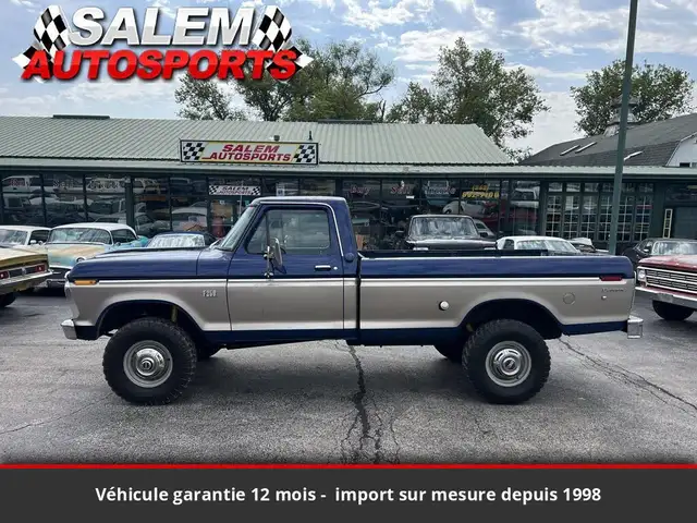 Ford 1974 Pickup 390 CI V8 160 HP Code H 3 vitesses Heavy-Duty vitesses Tous compris