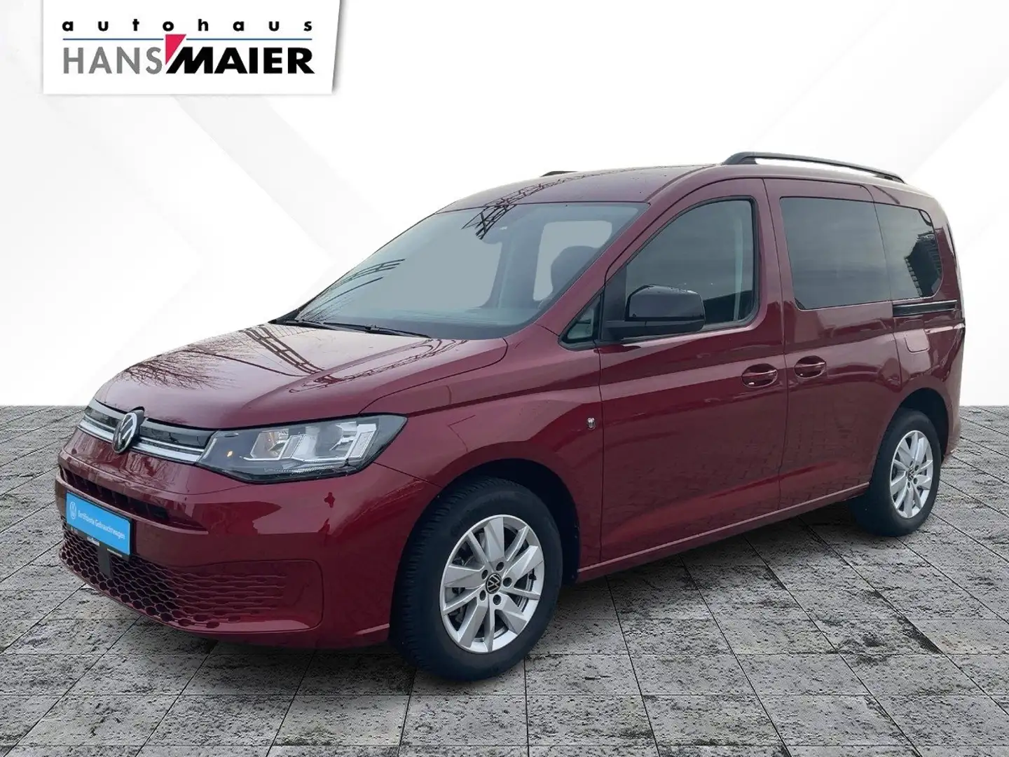 Volkswagen Caddy Life DSG Navi AHK GJR ACC SH EA8 Garantie Rouge - 2