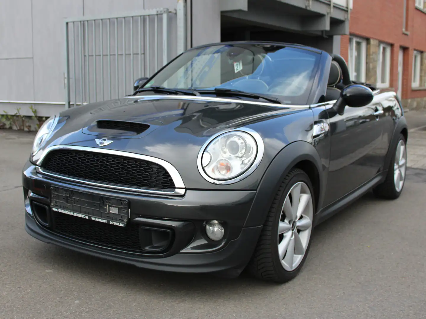 MINI Cooper SD Roadster 2.0 D Cabriolet + CUIR + GPS ++++ Grau - 1