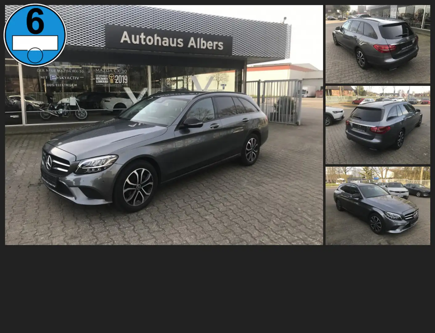 Mercedes-Benz C 180 d T Avantgarde, LEDER, LED, NAVI, R.Kamera Grau - 1