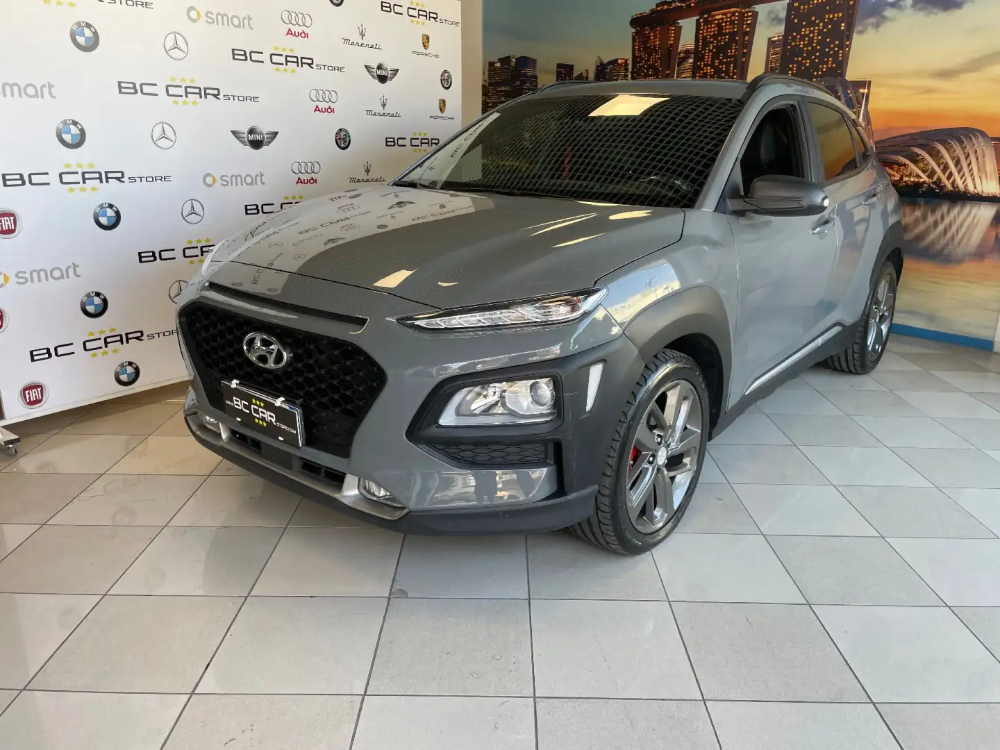 Hyundai KONA 1.6 CRDI 115 CV XPrime *56.000km Grigio - 1