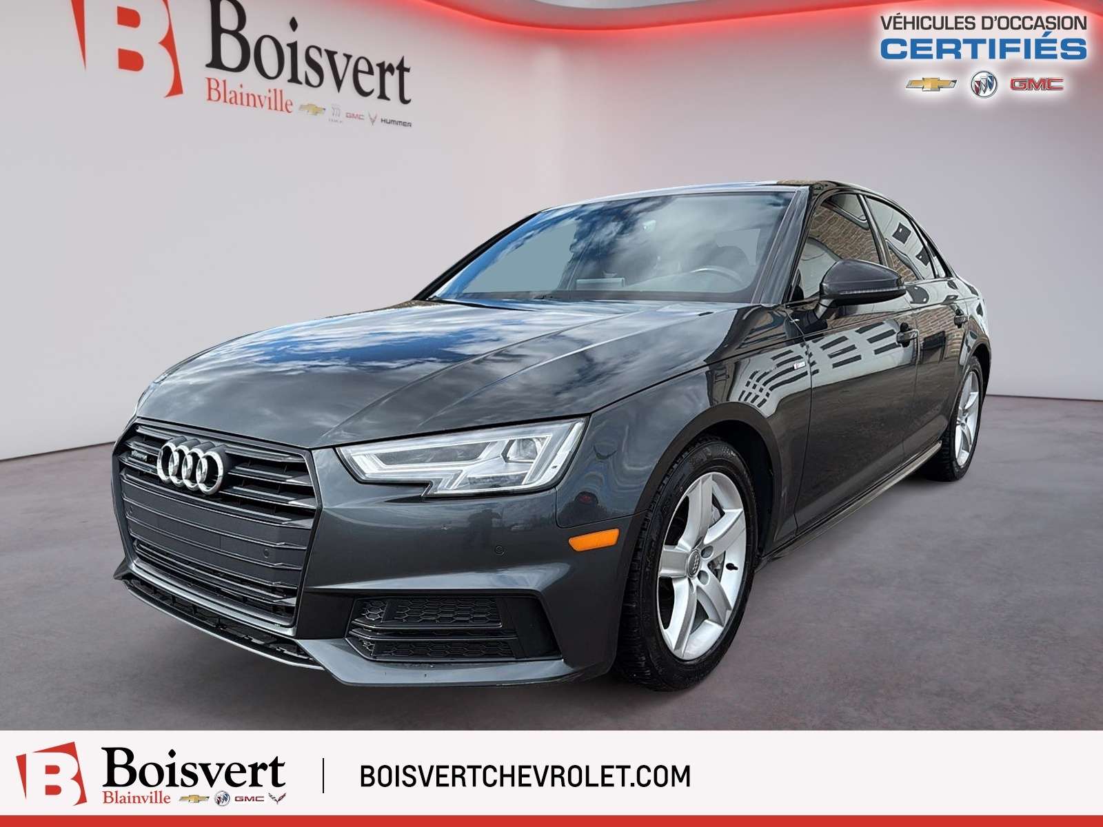 2018 Audi A4 A4/PROGRESSIS/2.0T/AWD/CUIR/GROUPE CHAUFFANT/JANTE