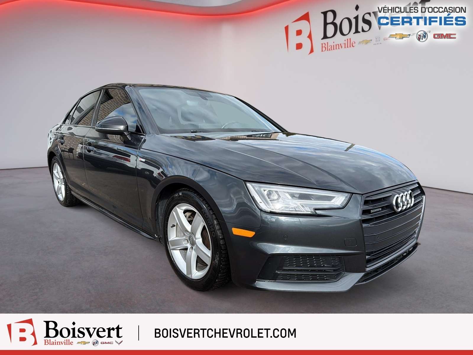 2018 Audi A4 A4/PROGRESSIS/2.0T/AWD/CUIR/GROUPE CHAUFFANT/JANTE alt 3