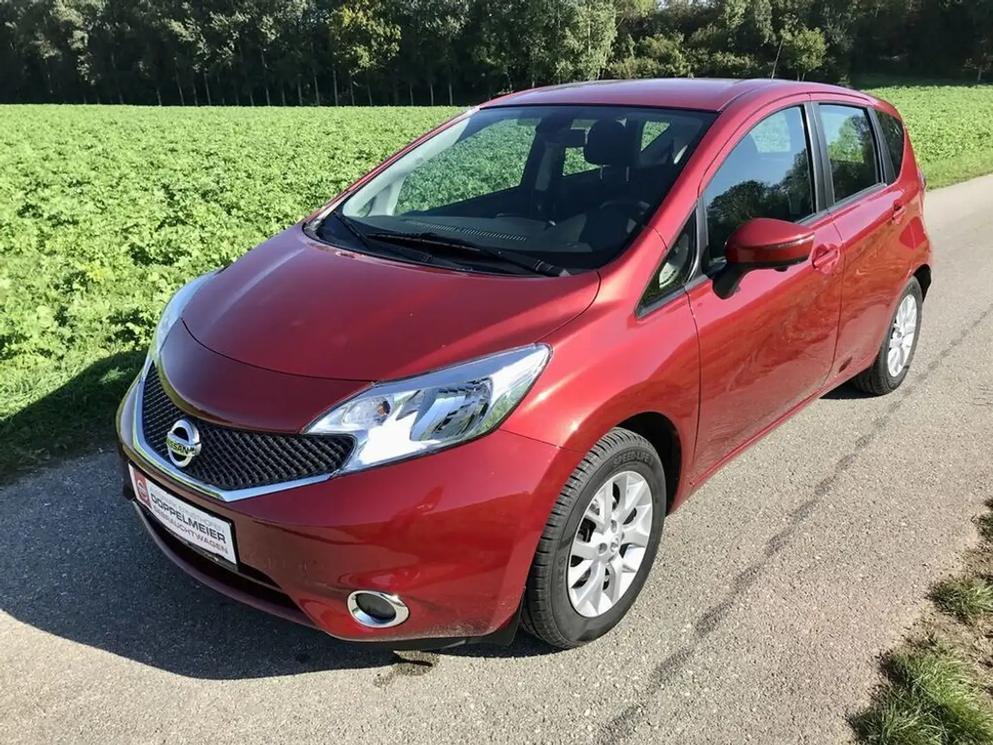 Nissan Note mit Navi und Klimaautomatik Rot - 1