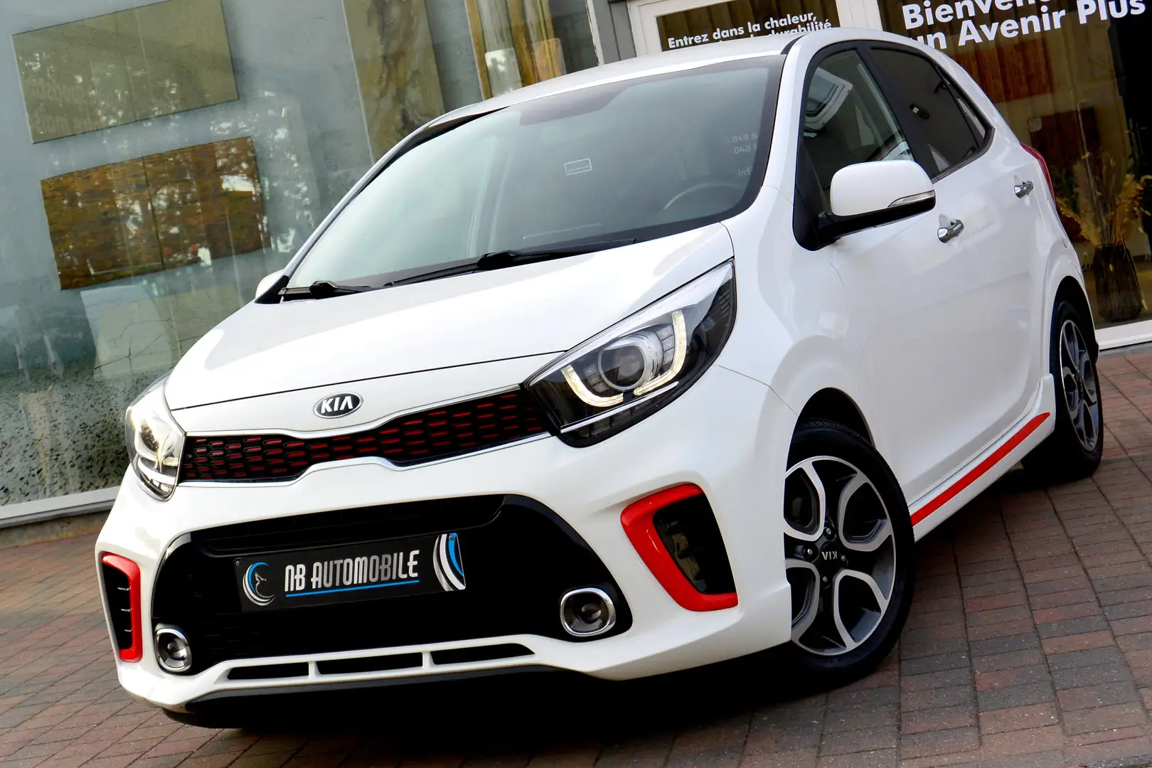 Kia Picanto Picanto 1.0i GT Line**CAMERA**CUIR**GPS**GARANTIE Blanc - 1