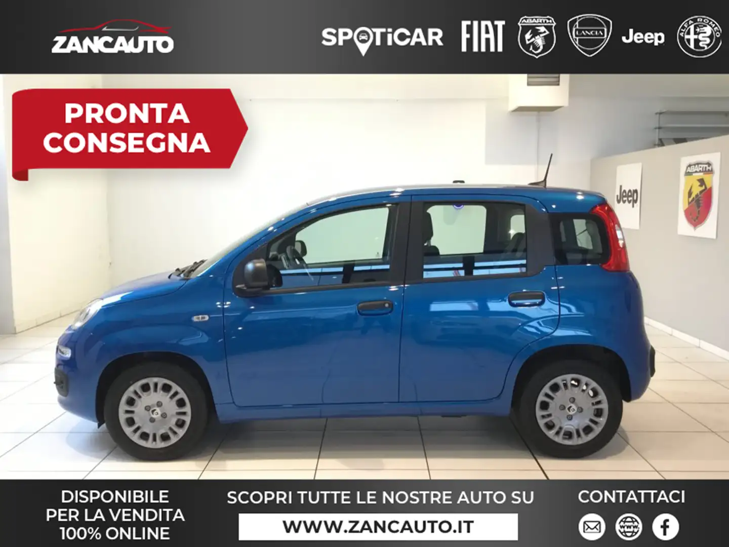 Fiat Panda S9 1.0 Hybrid Panda - PROMO LUGLIO + TARGA Blu/Azzurro - 1