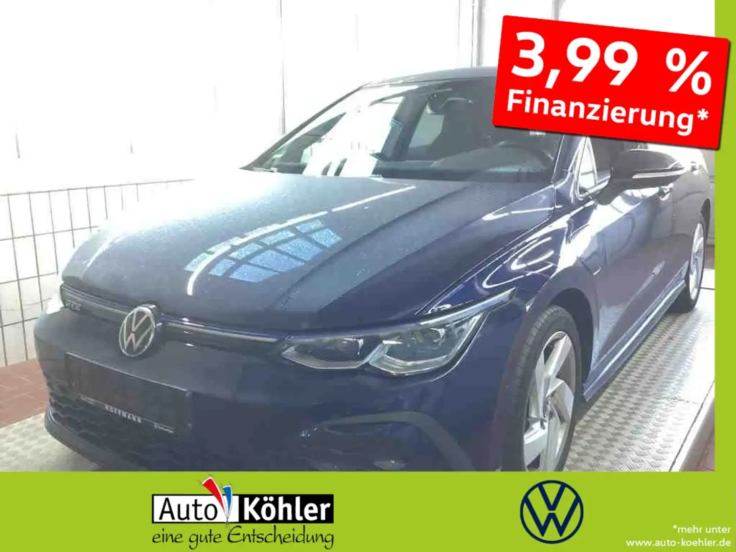 Volkswagen Golf eHybrid GTE GTE eHybrid Black/Matrix/Pano Blau - 1