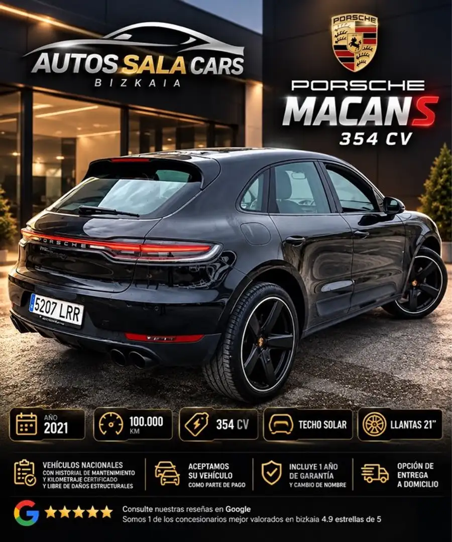 Porsche Macan S Negro - 2