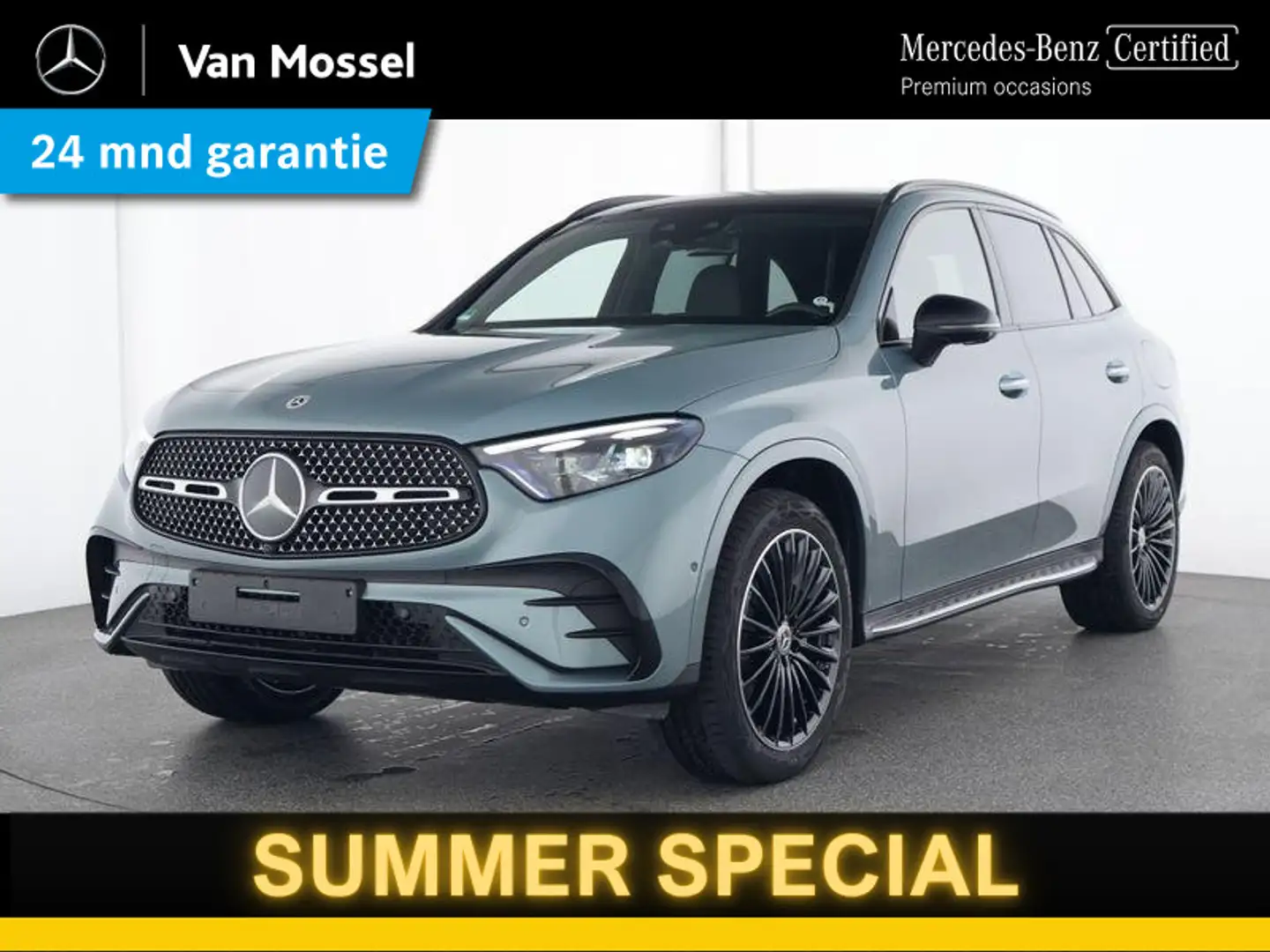 Mercedes-Benz GLC 300 300e 4MATIC AMG Line / Premium Plus/ AIRMATIC/ Ach Зелений - 1