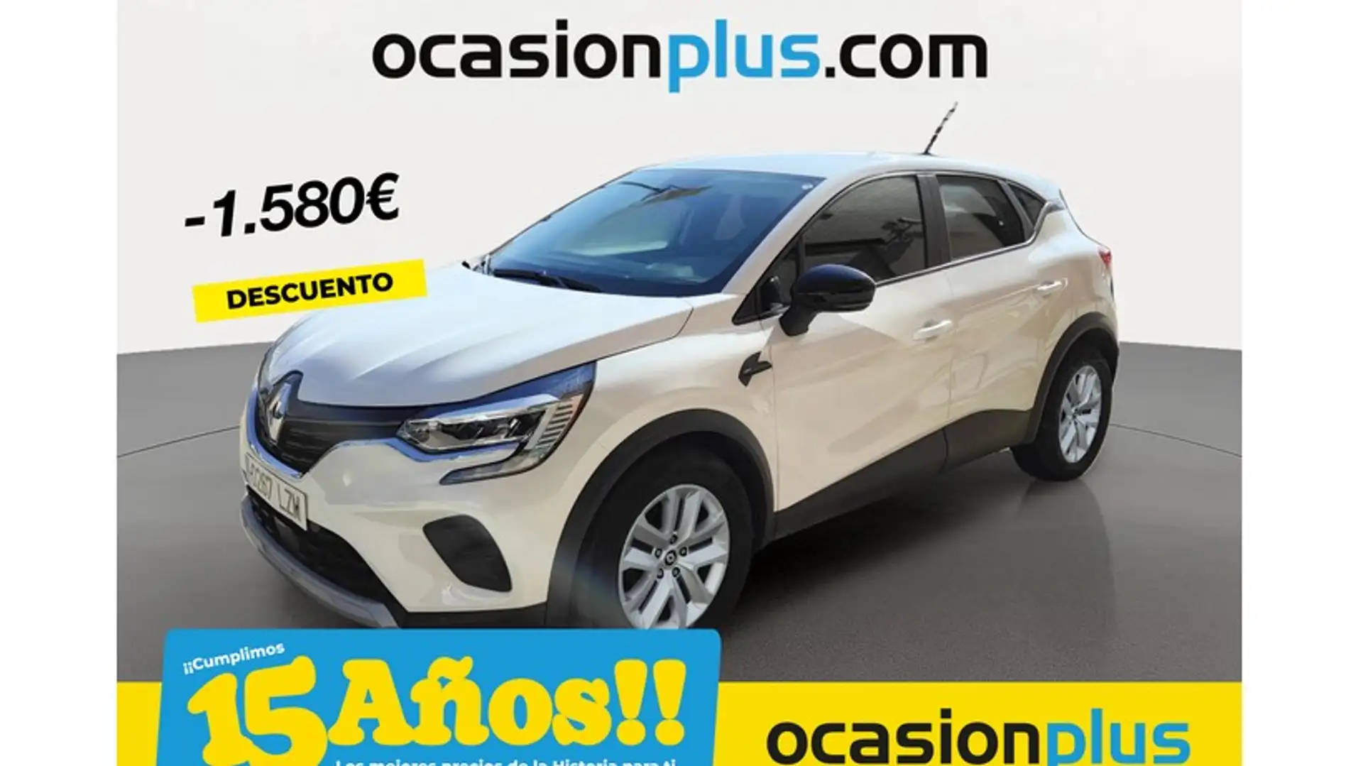 Renault Captur TCe Intens 74kW GLP Wit - 1
