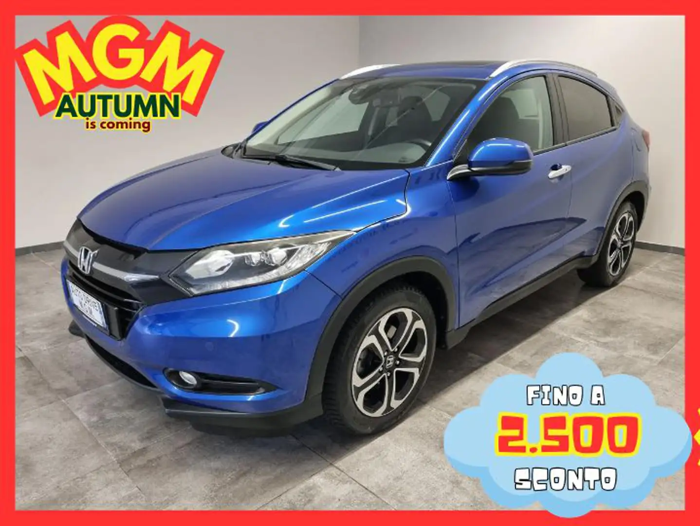 Honda HR-V 1.5 i-VTEC Executive Navi ADAS Blau - 1