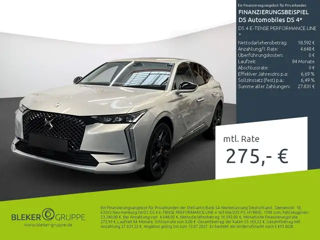 DS Automobiles DS 4 DS 4 E-TENSE PERFORMANCE LINE +