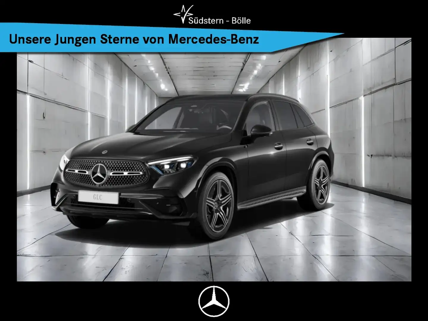 Mercedes-Benz GLC 300 d 4M AMG-PREM.+AHK+PANO+BURM.+DISTR.+DIG Schwarz - 1