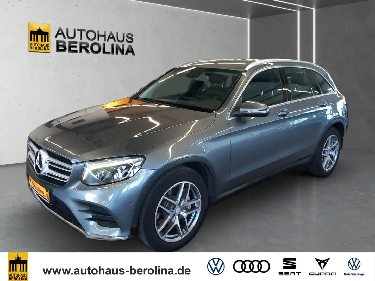 Mercedes-Benz GLC 250 4Matic AMG Line Aut. *NAV*GRA*SHZ* Gris - 2