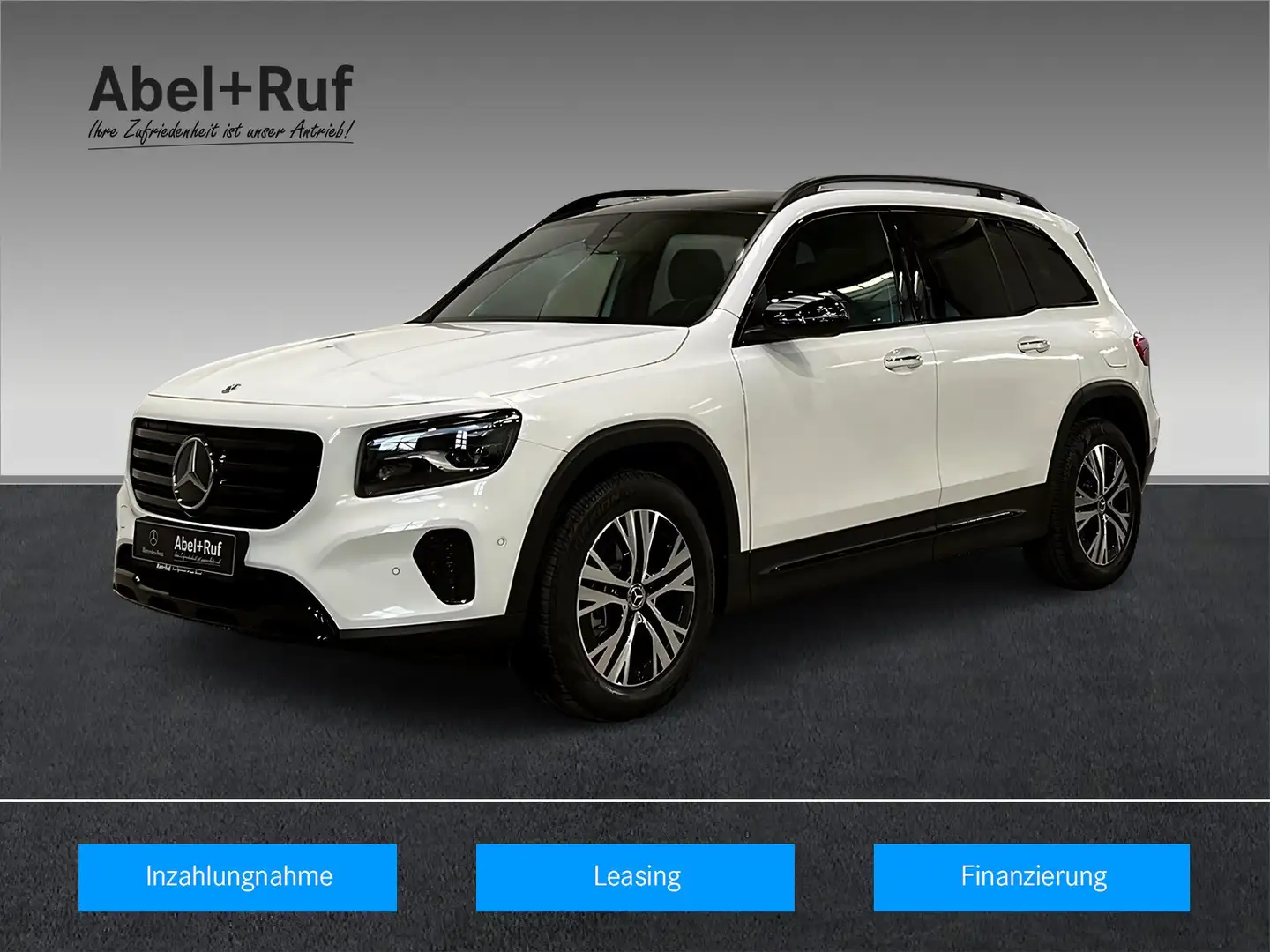 Mercedes-Benz GLB 200 d PROGR+7-SITZER+DISTRO+Kam+Pano+AHK Weiß - 1