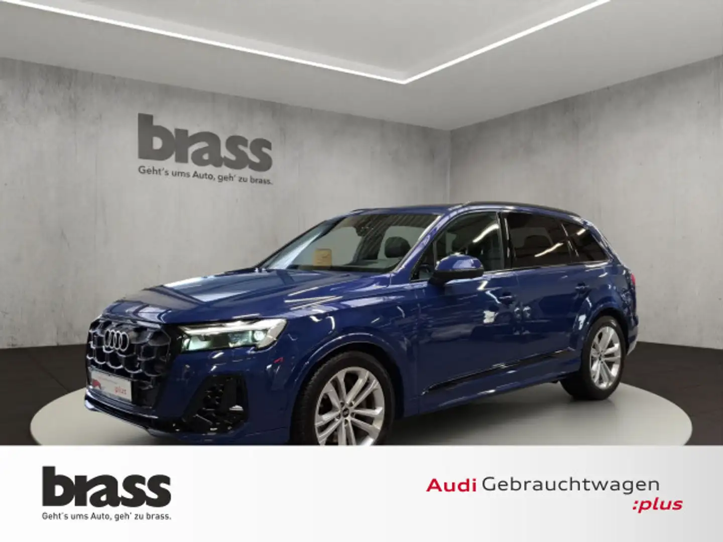 Audi Q7 SUV S line 55 TFSI quattro 250(340) kW(PS) ti Bleu - 1