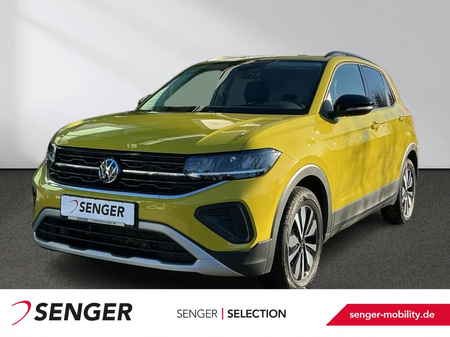 Volkswagen T-Cross 1.0 TSI GOAL PDC SHZ ACC APP-Connect Jaune - 1