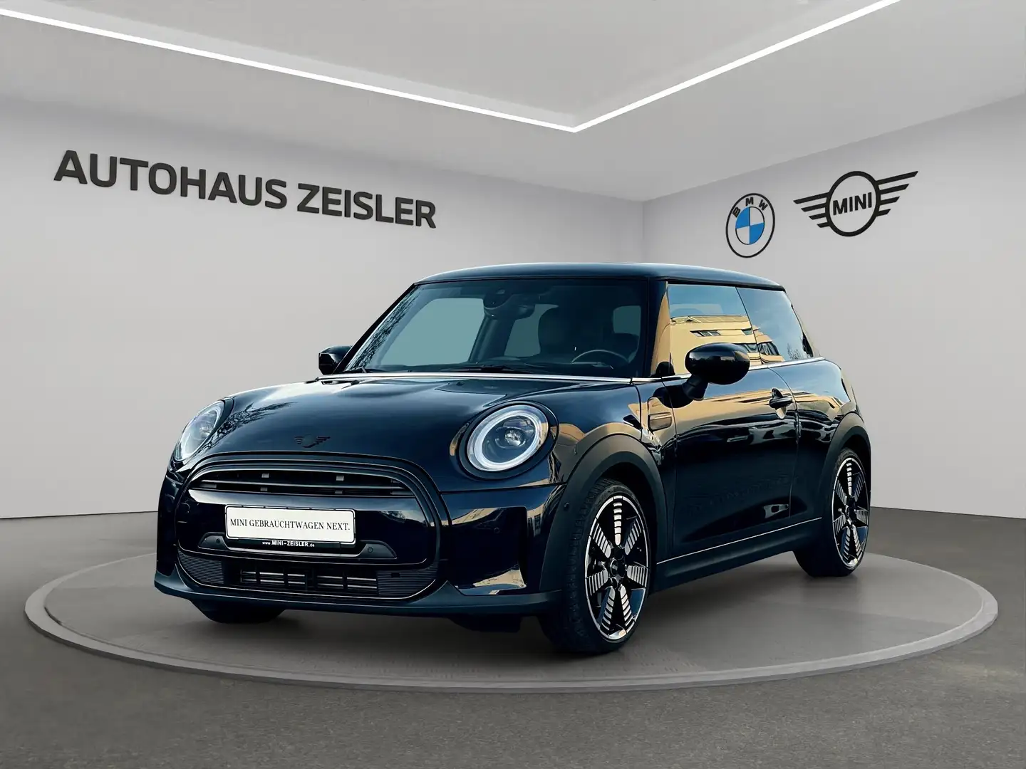 MINI Cooper Automatik Head-Up PanoDach Rückfahrkamera HarmanKa Blau - 1