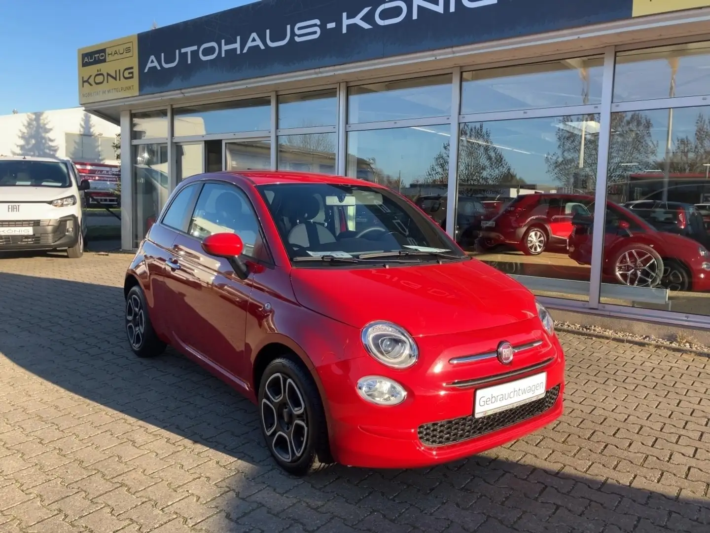 Fiat 500C CLUB Klima Carplay Rot - 1