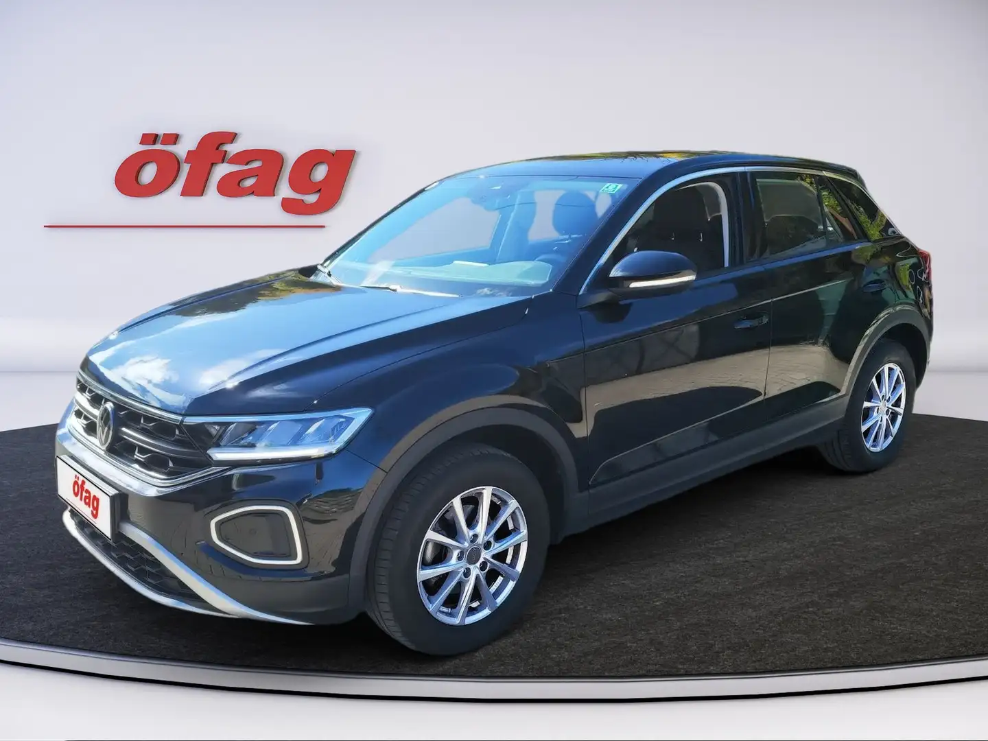 Volkswagen T-Roc 1.0 TSI 4Me LED+SHZ+2xKlima+KlimaA+LM+PDC Schwarz - 1