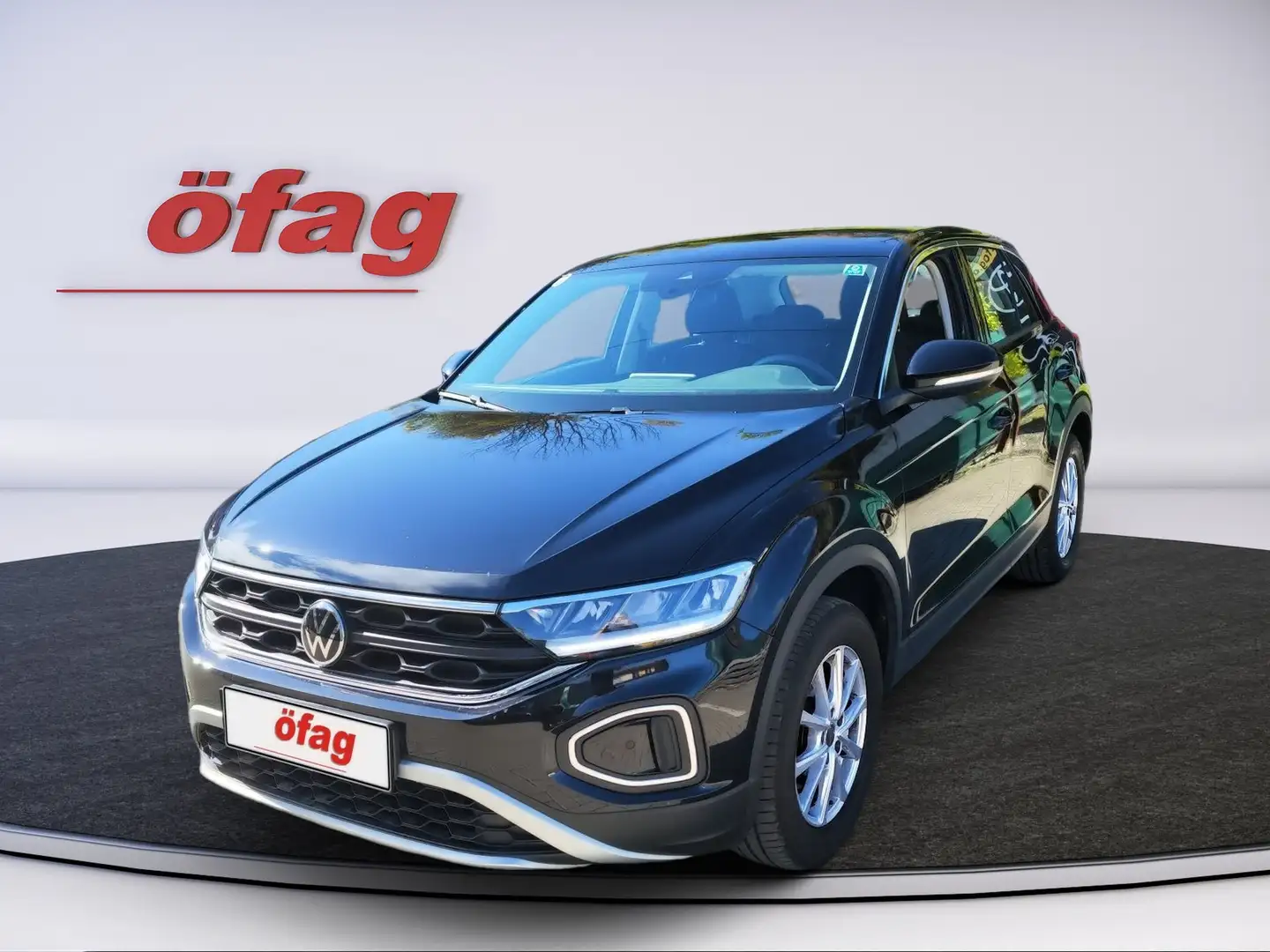 Volkswagen T-Roc 1.0 TSI 4Me LED+SHZ+2xKlima+KlimaA+LM+PDC Schwarz - 2
