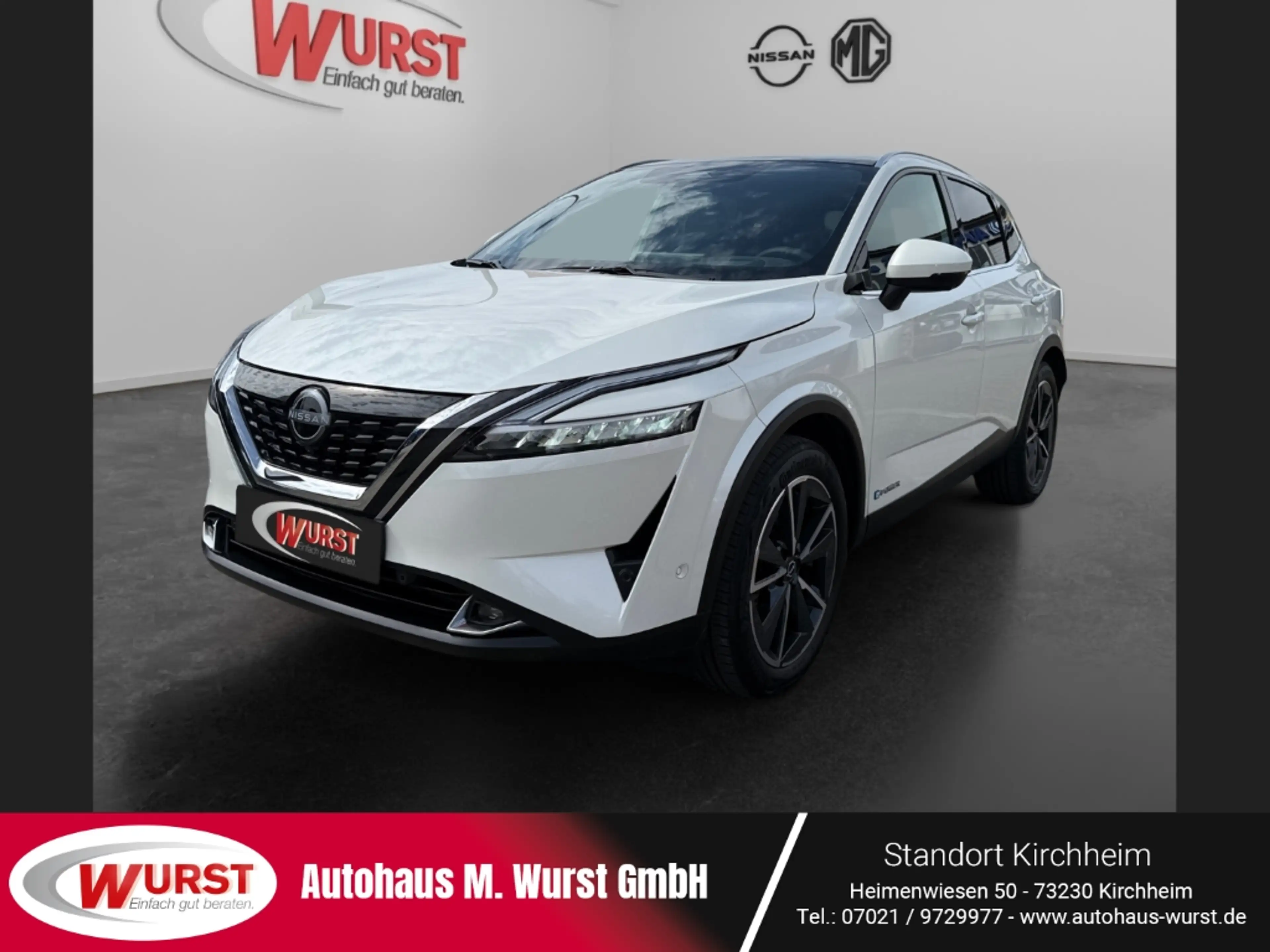 Nissan Qashqai Tekna+ e-Power MY22 1.5 VC-T 8-Fach bereift HUD AH