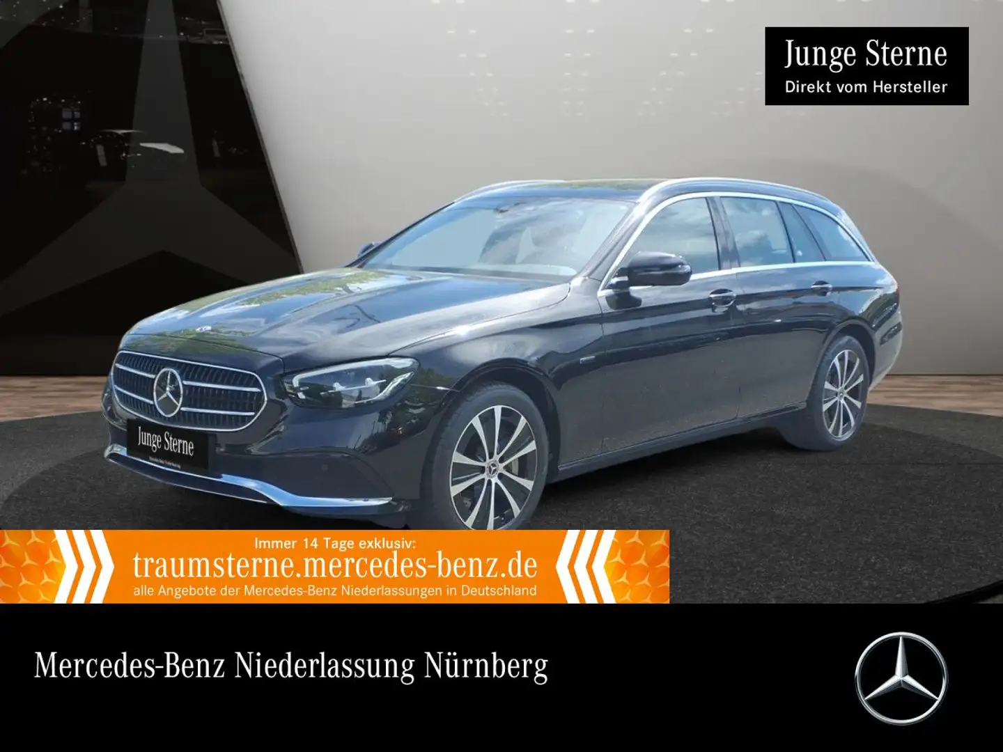 Mercedes-Benz E 300 de T AVANTG+LED+FAHRASS+KAMERA+9G Zwart - 1