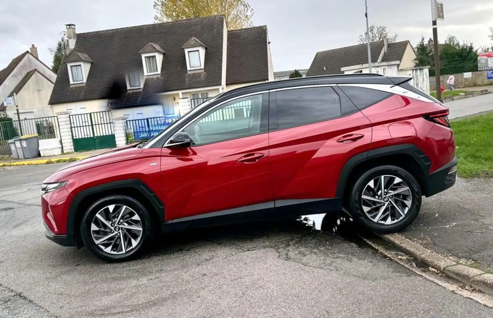 Hyundai TUCSON SUV 1.6 CRDI 136 DCT-7 HYBRID 48V CREATIVE 16659HT ENTRETIEN A JOUR TBEG Rosso - 2